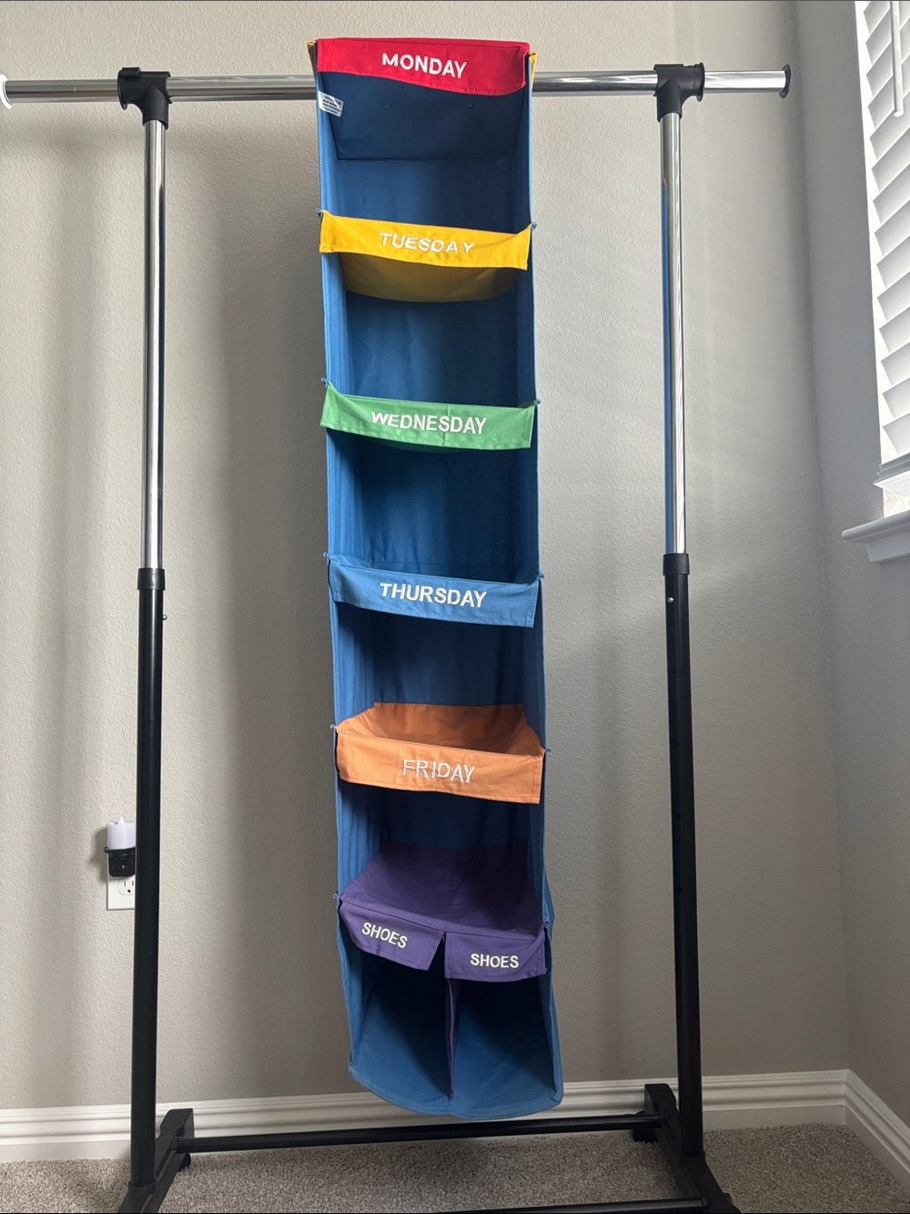 Daily Hanging Closet Organizer - Multicolor Shoe & Accessory Storage